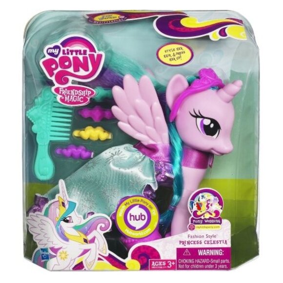 My Little Pony Fashion Style Princess Celestia Toy Set New In Box G4 - Picture 10 of 10